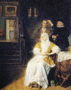 Samuel van hoogstraten The anemic lady oil painting reproduction